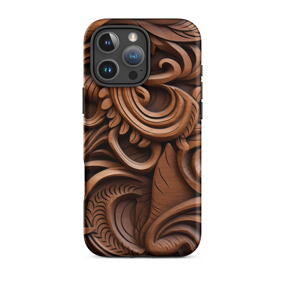 Paisley in Wood Tough Case for iPhone®