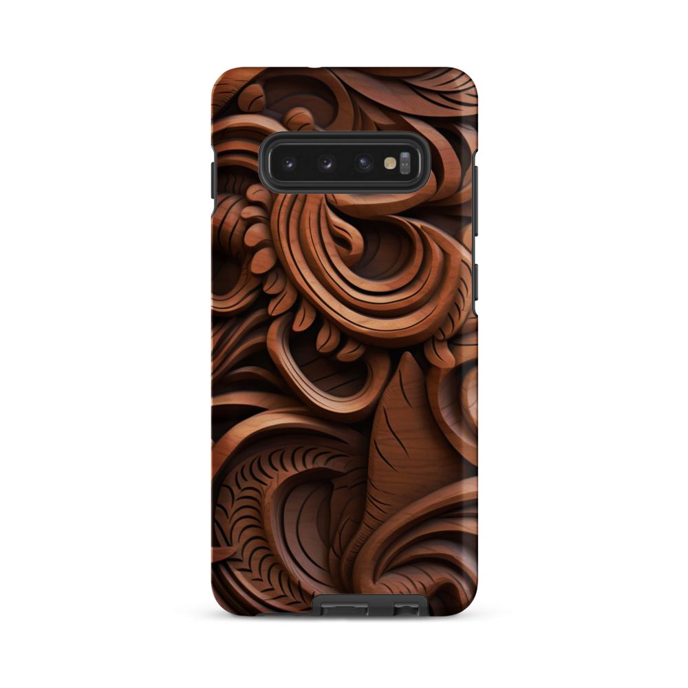 Wood Paisley Tough case for Samsung®