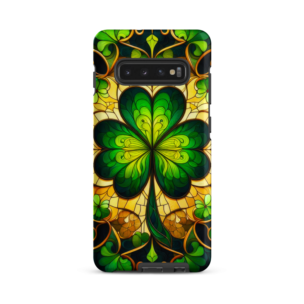 Shamrock Stained Glass Tough case for Samsung®