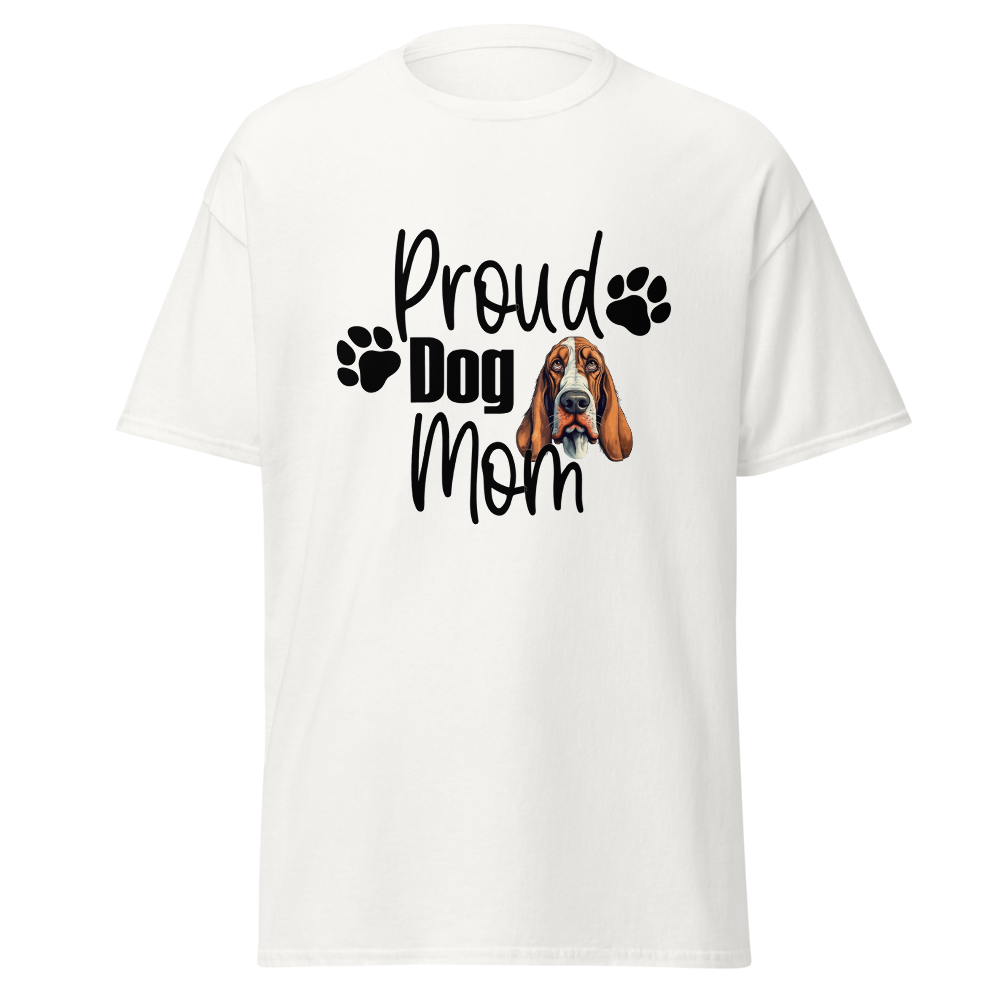 Proud Dog Mom (Basset Hound) classic tee