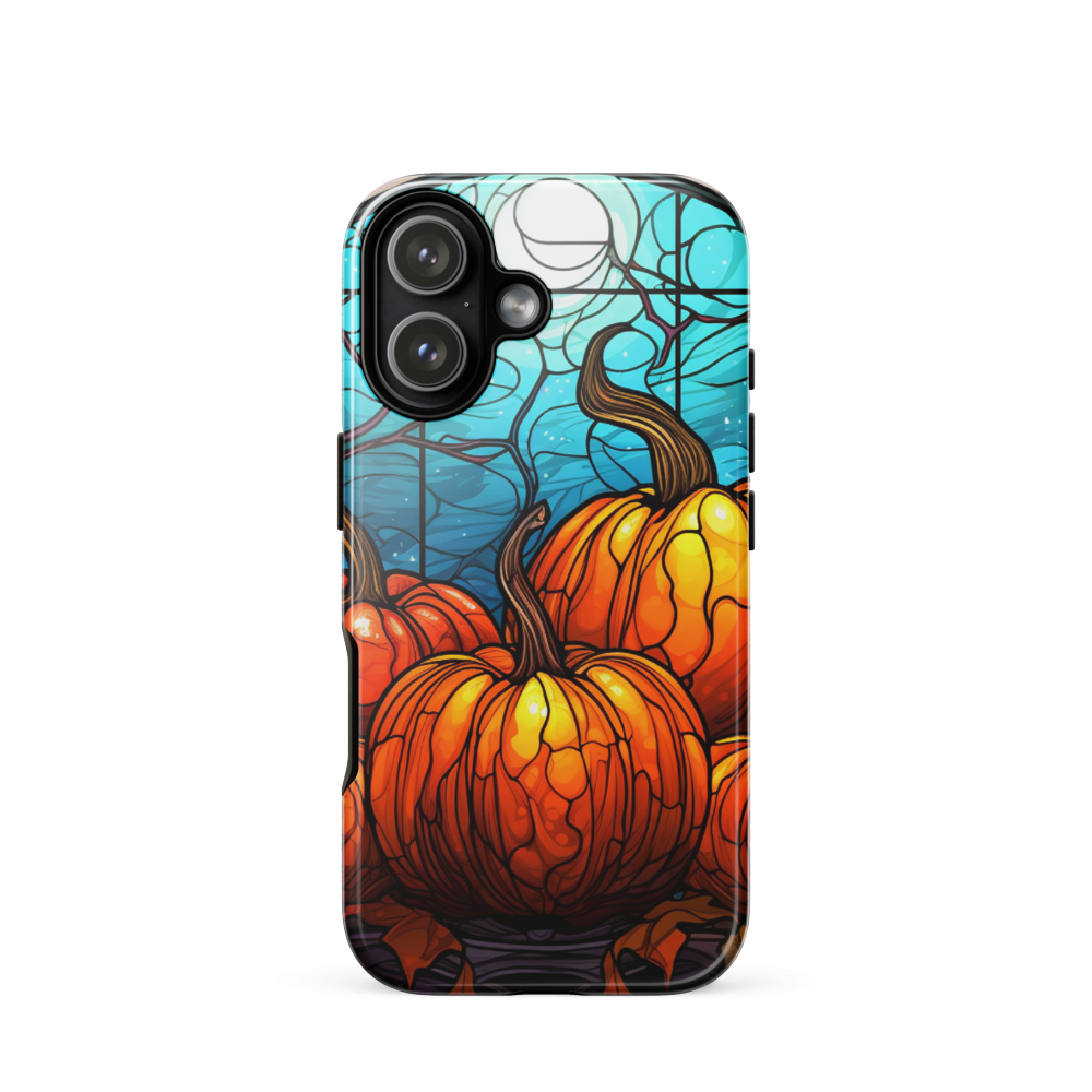 Stained Glass Pumpkin Tough Case for iPhone®