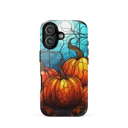 Stained Glass Pumpkin Tough Case for iPhone®