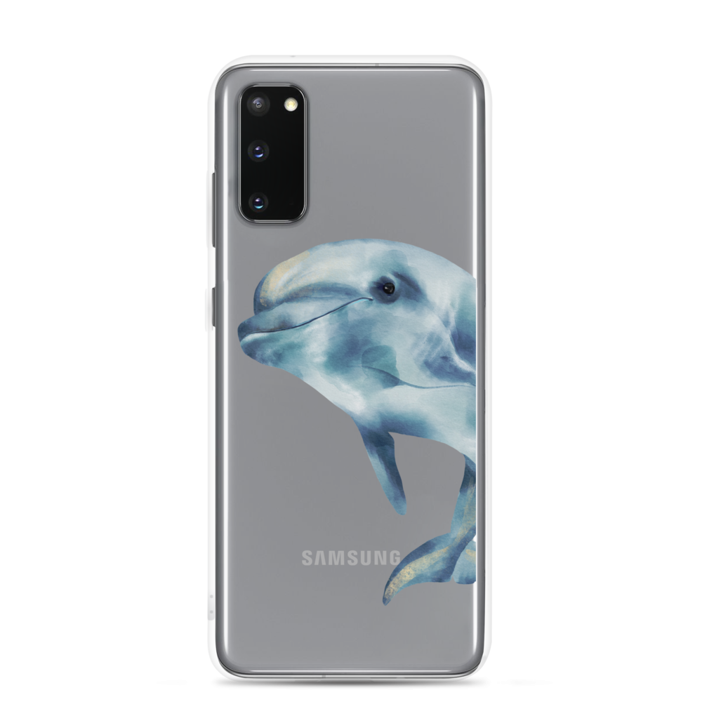 Watercolor Dolphin Clear Case for Samsung®