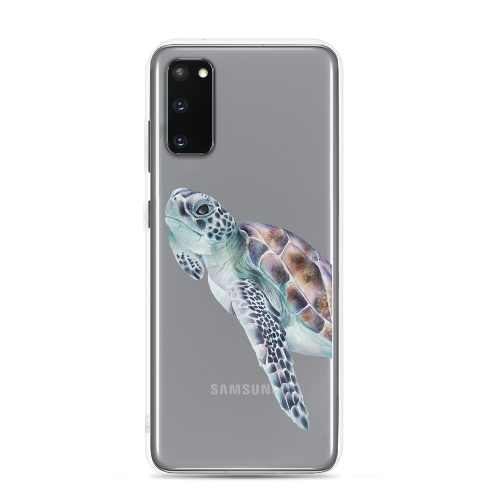 Watercolor Sea Turtle Clear Case for Samsung®
