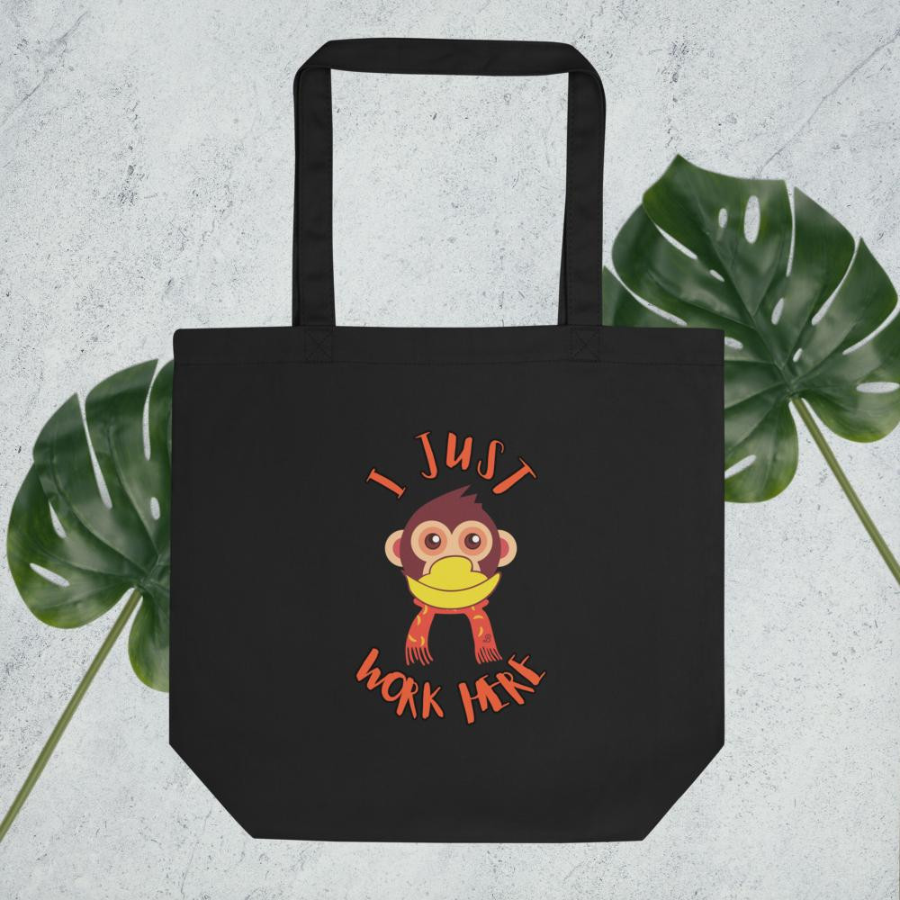 Work Here Tote Bag