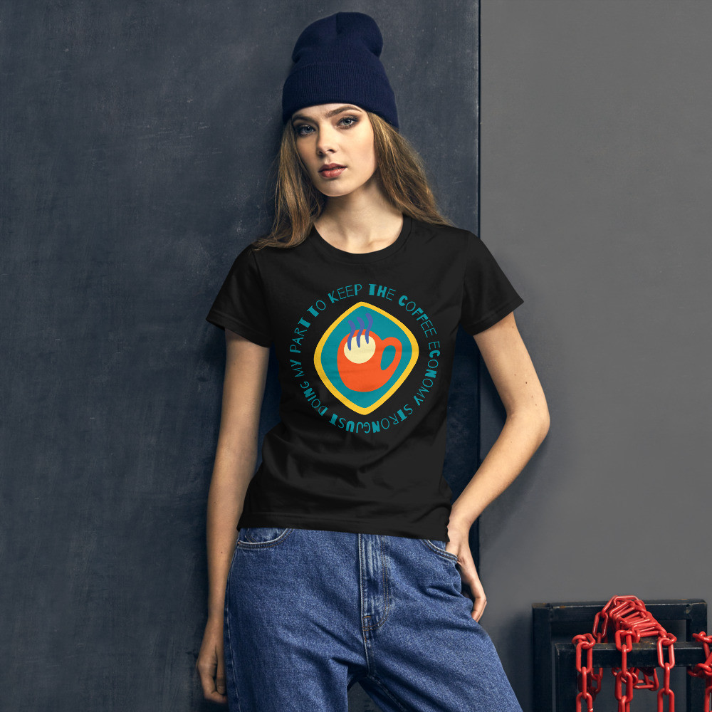 (3) "What Moves You" Collection, Coffee Economy, short sleeve t-shirt