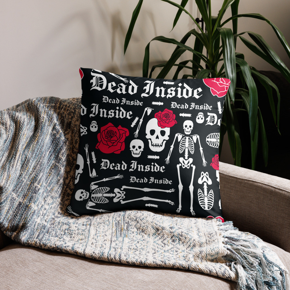 (5) "Day~n~Night" collection, Dead Inside Premium Pillow