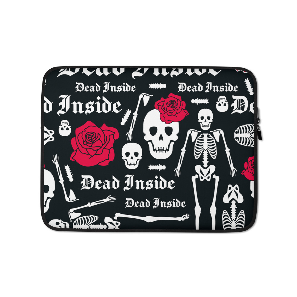 (5) "Day~n~Night" Collection, Dead Inside 13" Laptop Sleeve