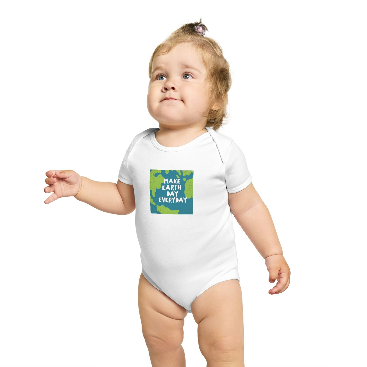 (4) "Earth Day 23" Collection, Short Sleeve Baby Bodysuit
