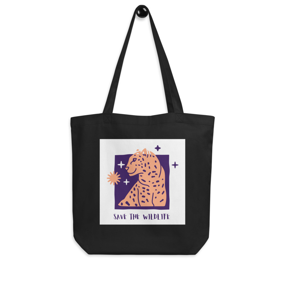(4) "Earth Day '24" Collection, Wildlife Eco Tote Bag
