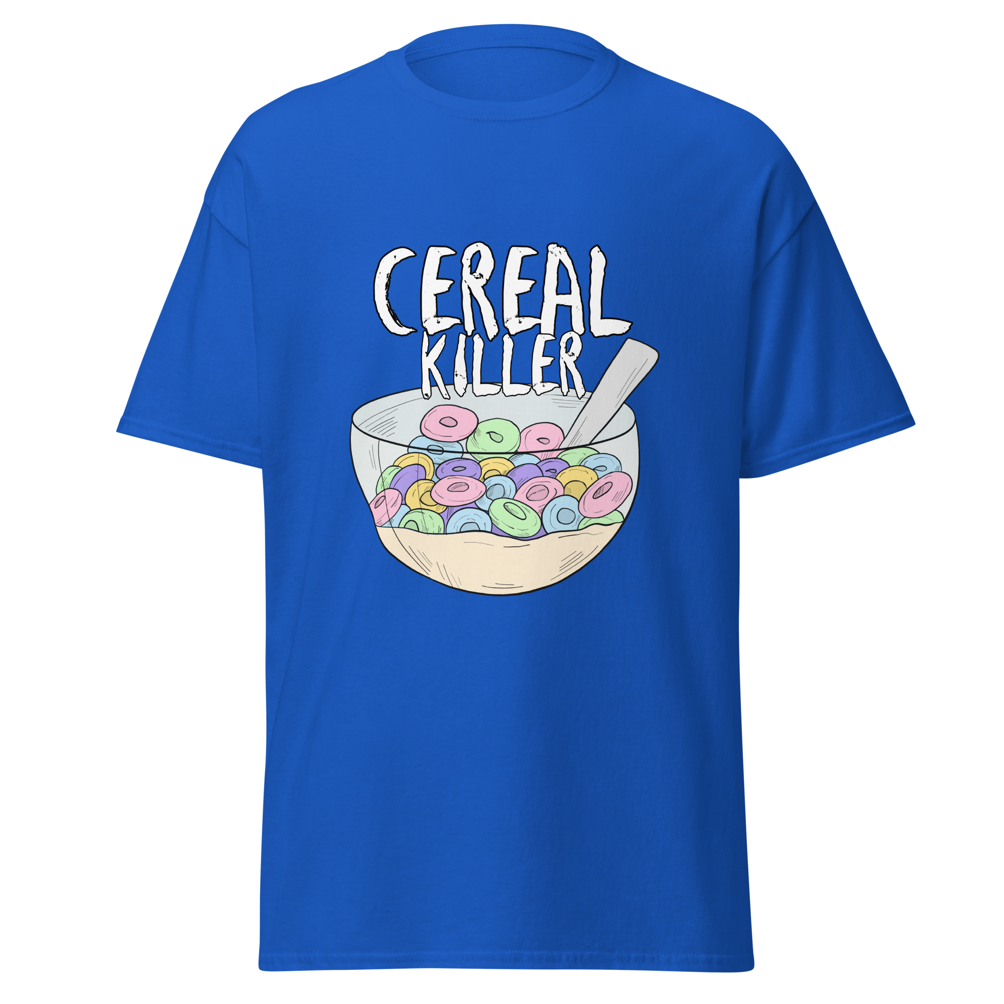 (2) "Cereal Killer" adult classic tee