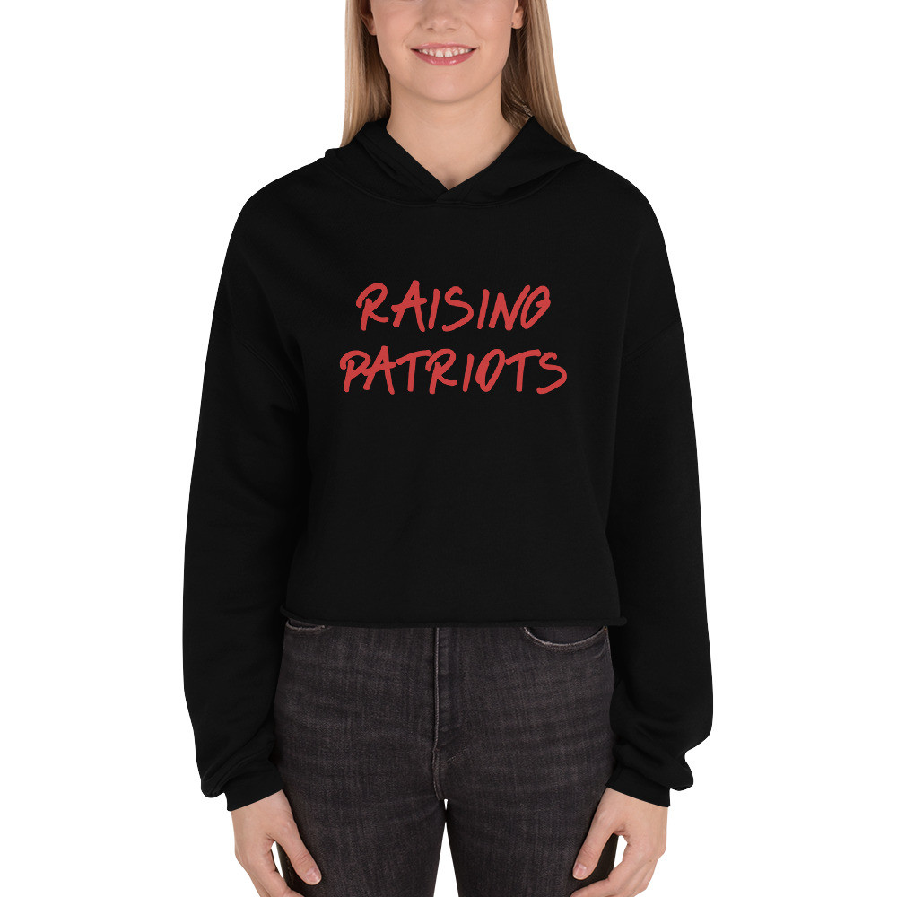 Raising Patriots Crop Hoodie