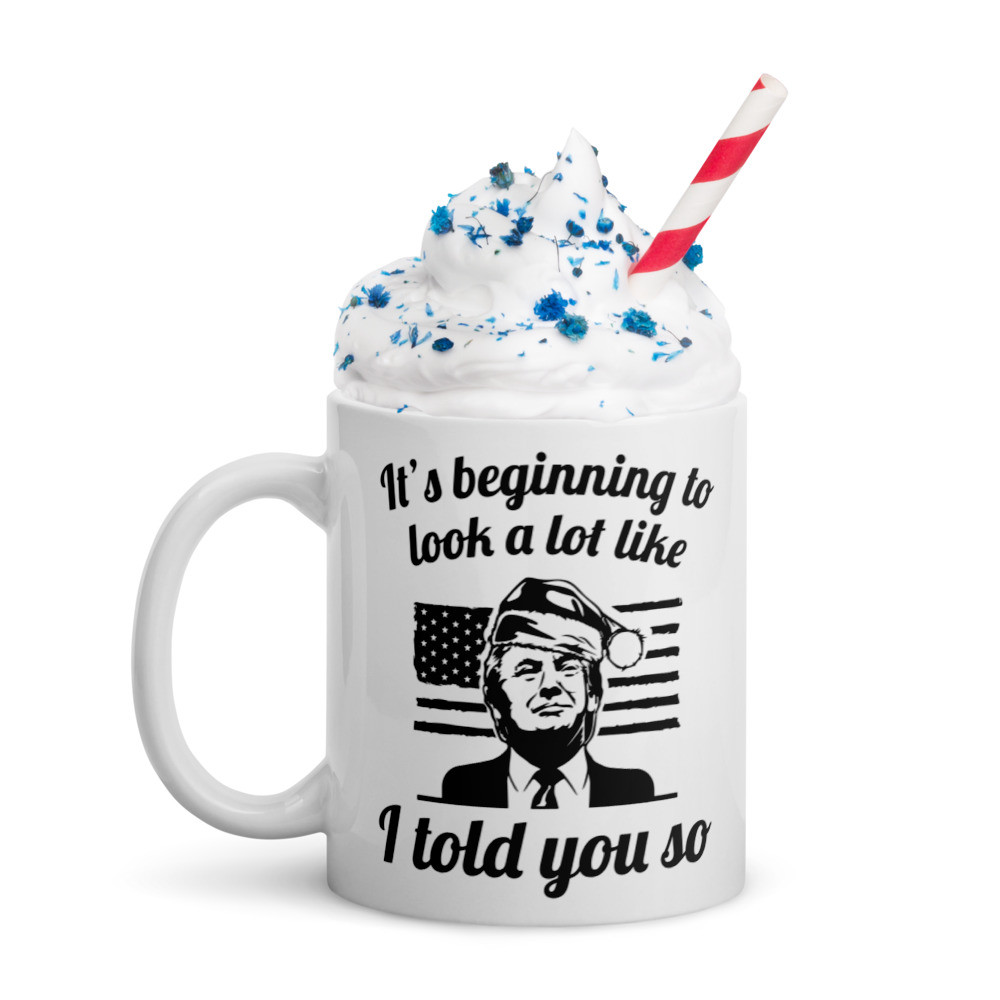 Trump Christmas mug