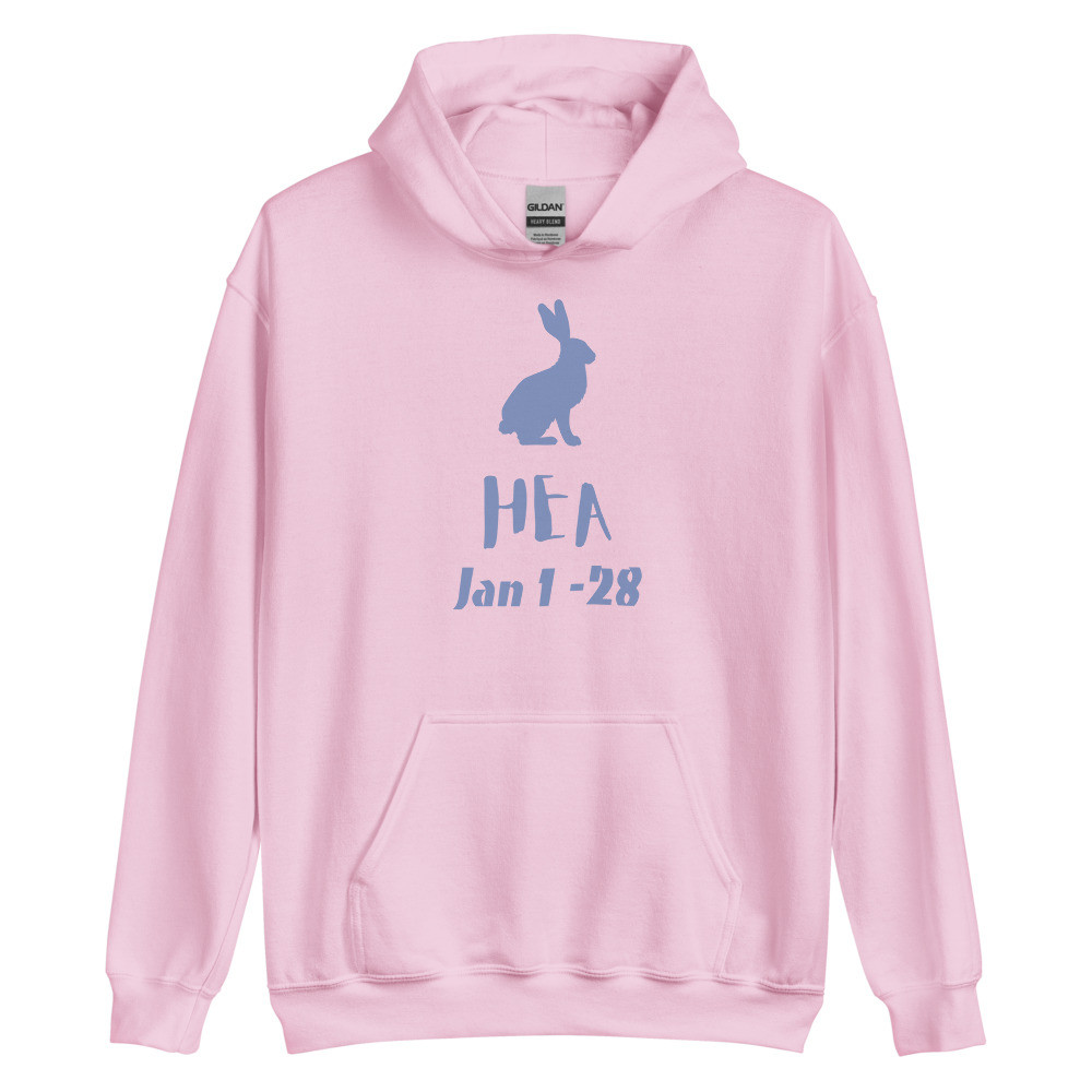 Jan 1 - 28 Hea Unisex hoodie