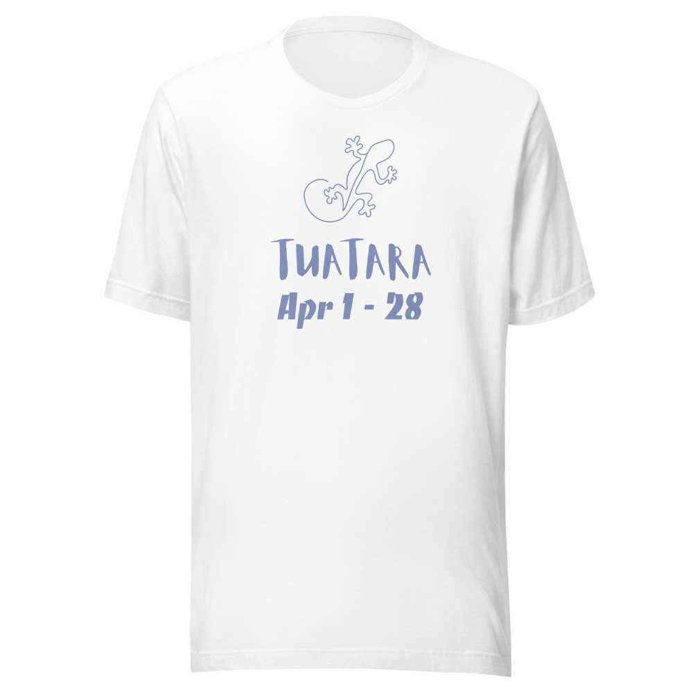 Apr 1 - 28 Tuatara Unisex t-shirt