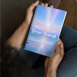 Lemurian Dream Journal Crystal Beach Spiral notebook