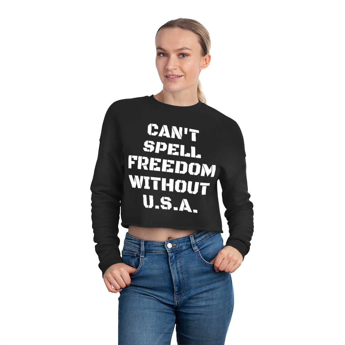 FREEDOMWEAR Women's Cropped Sweatshirt
