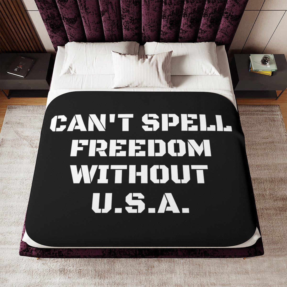 FREEDOMWEAR Sherpa Blanket, Two Colors