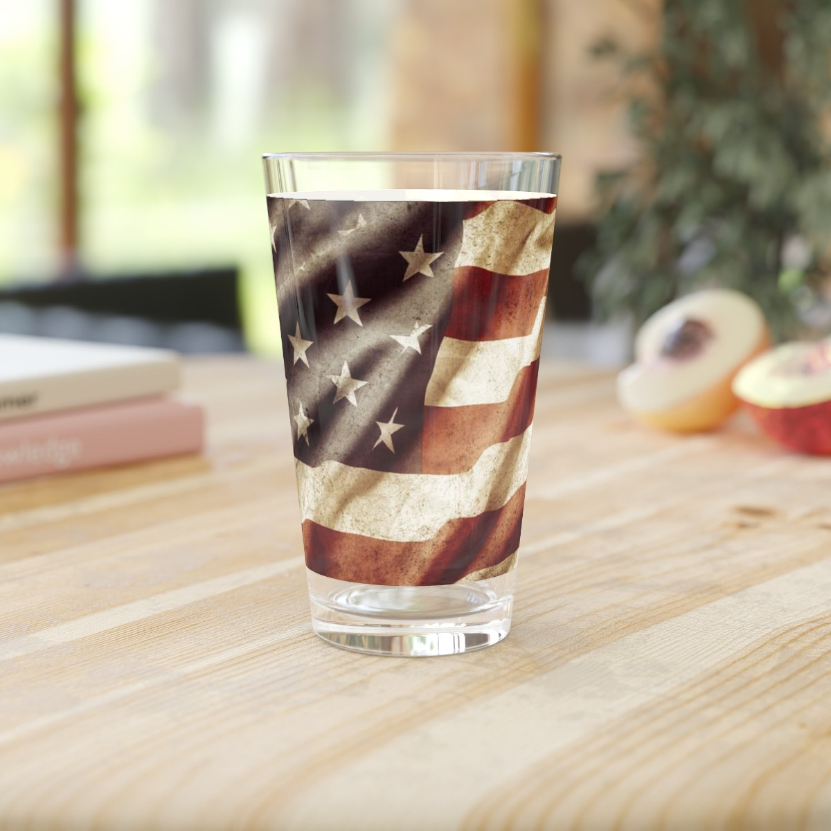 Stars & Bars Pint Glass, 16oz