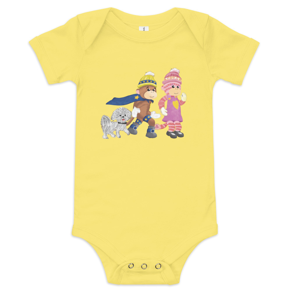 Official Emily & Kooper - Baby Short Sleeve Onesie