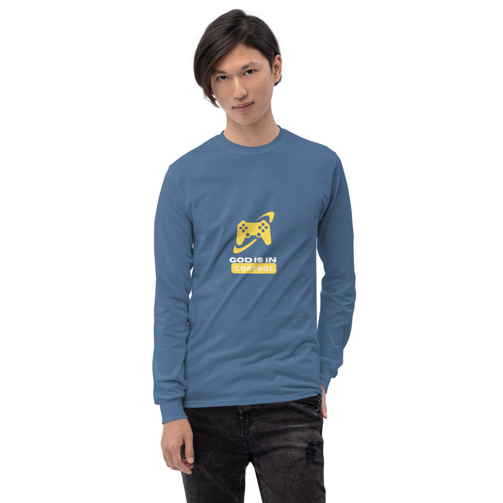 "God is in Control" Men’s Long Sleeve Shirt