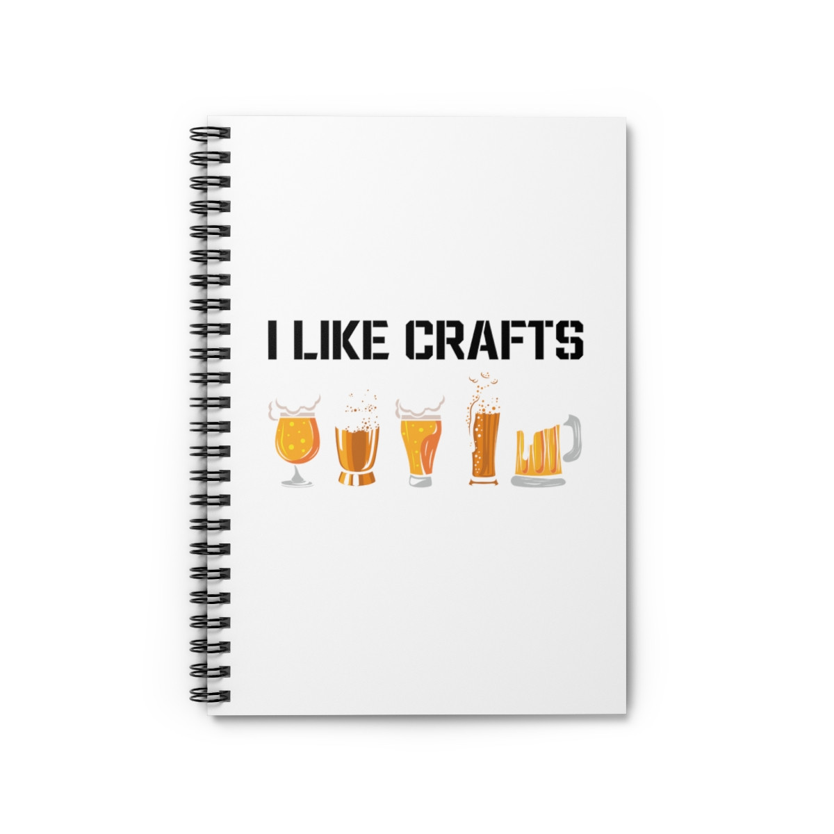I Like Crafts - Spiral Notebook