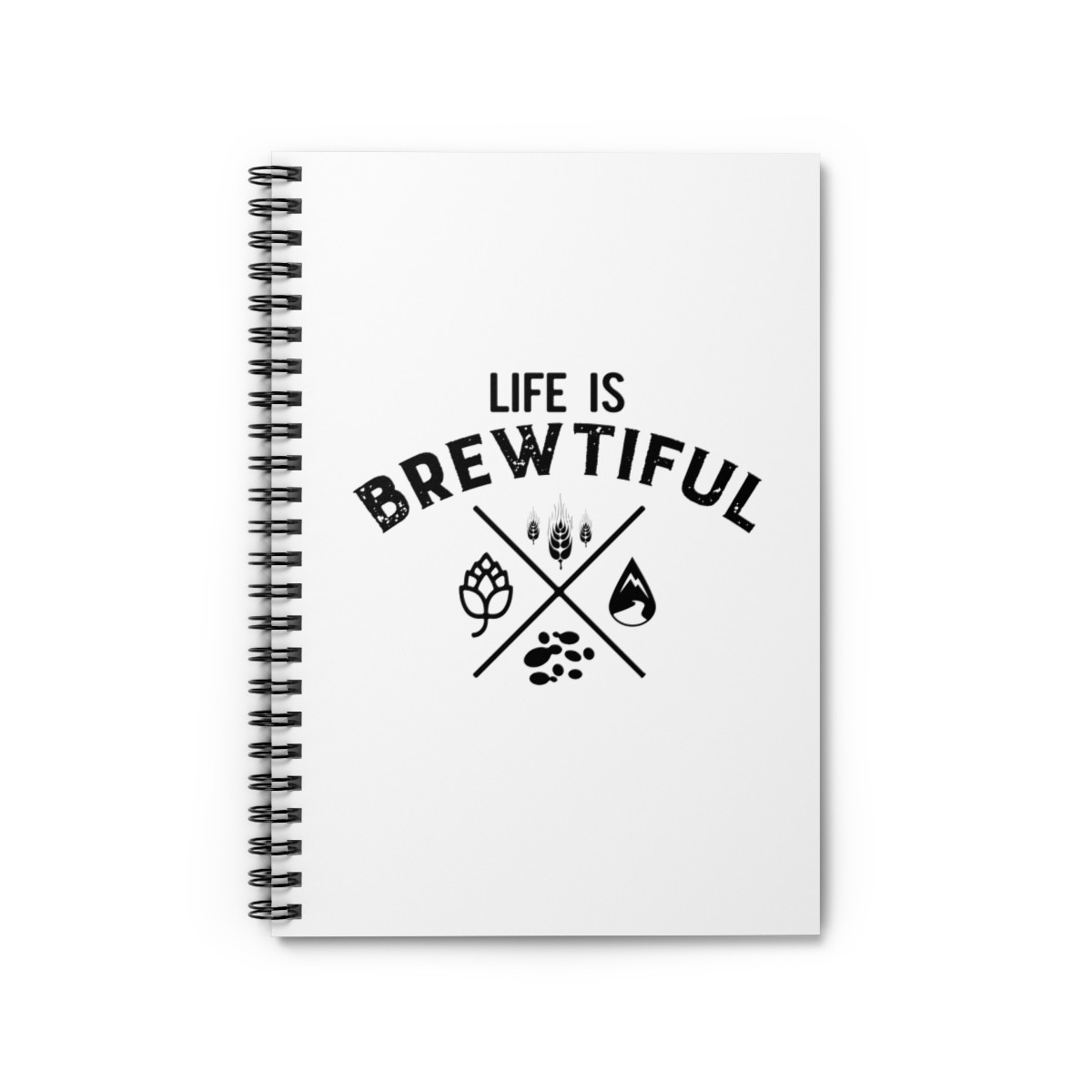 Life Is Brewtiful - Spiral Notebook