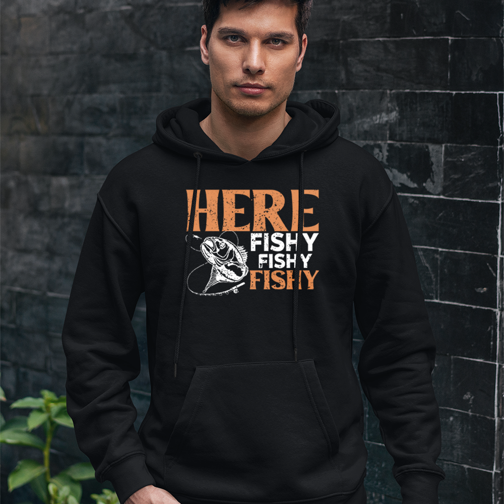 Here Fishy Fishy Fishy - Unisex Hoodie