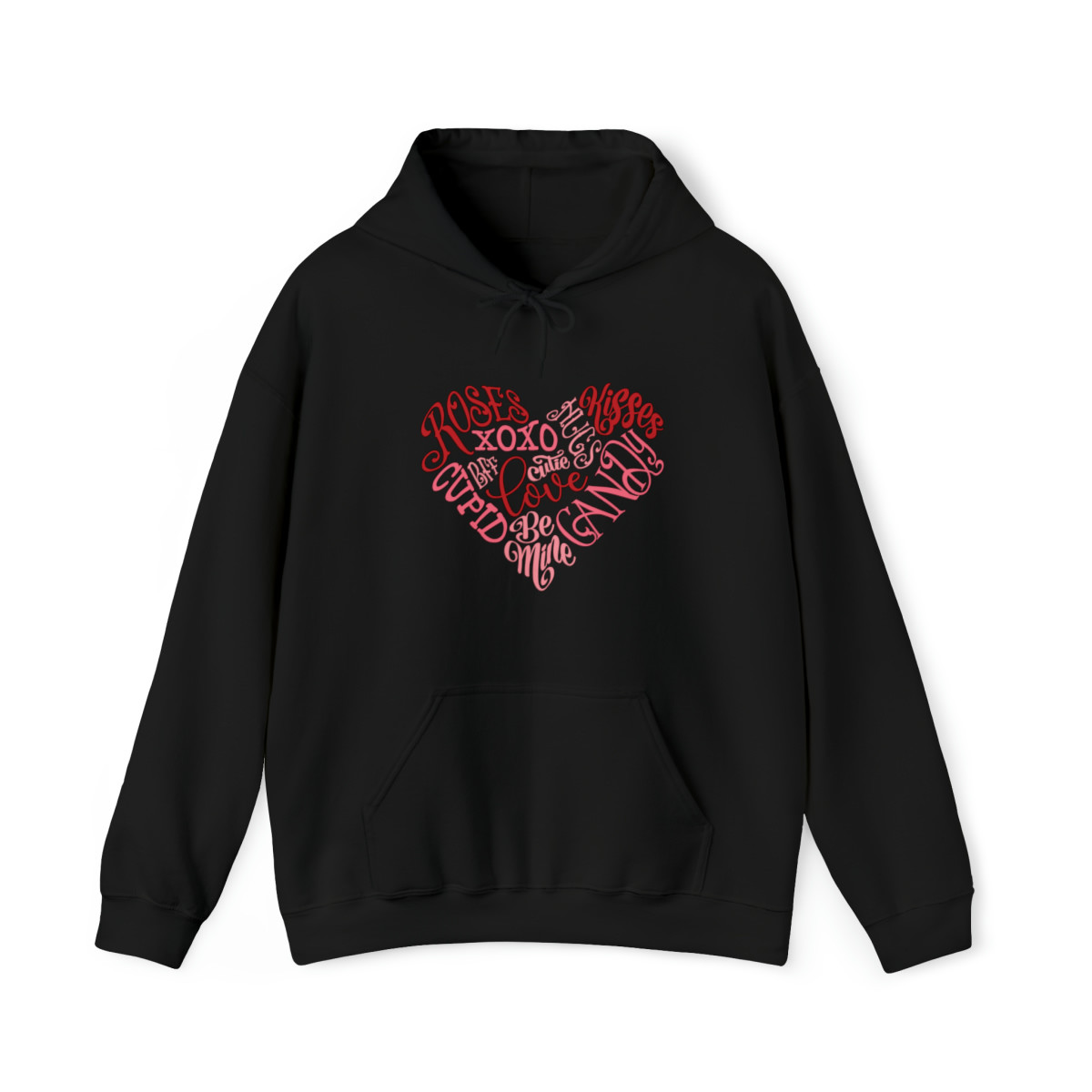 Valentine Word Heart - Unisex Hoodie