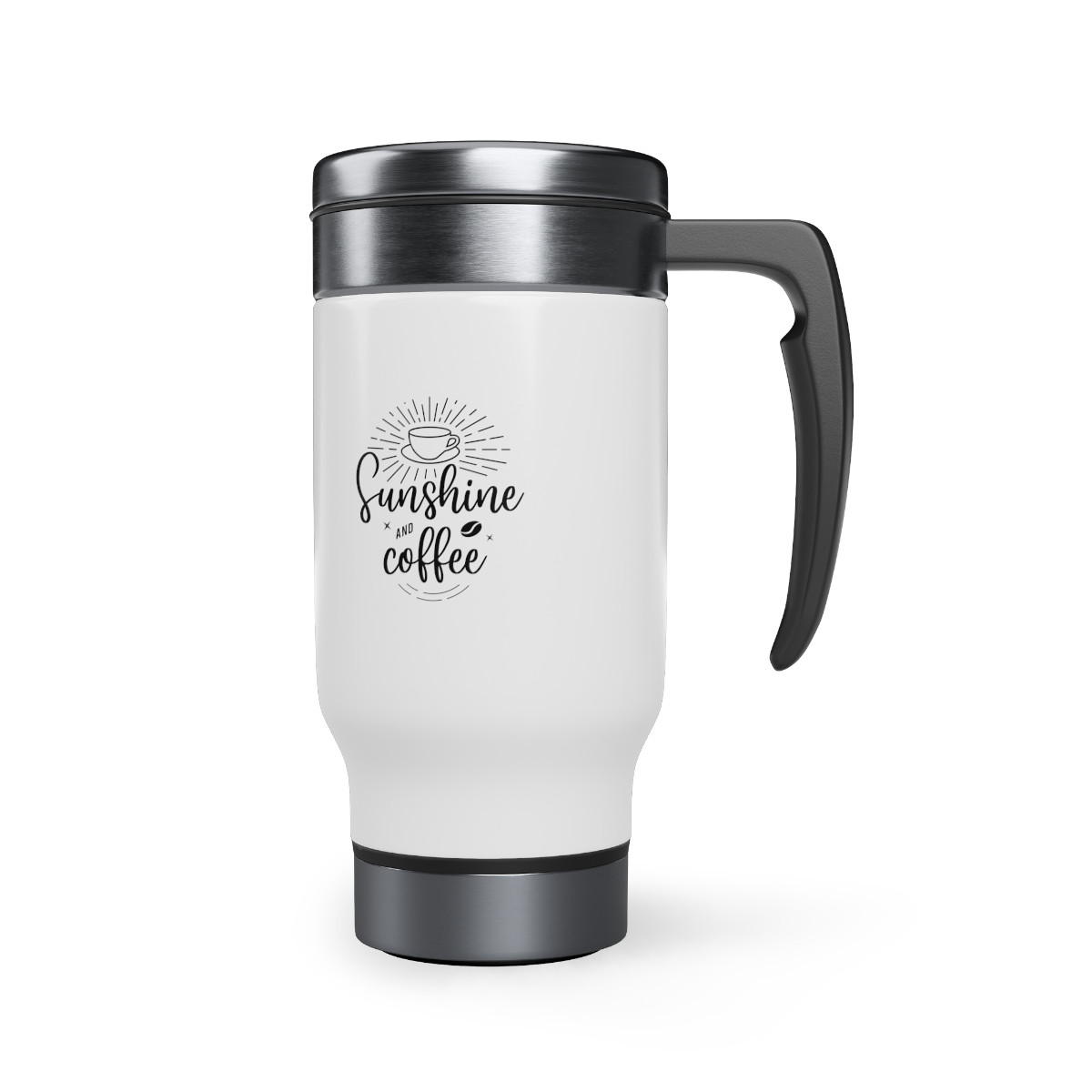 Sunshine And Coffee - 14 0z. Stainless Steel Travel Mug