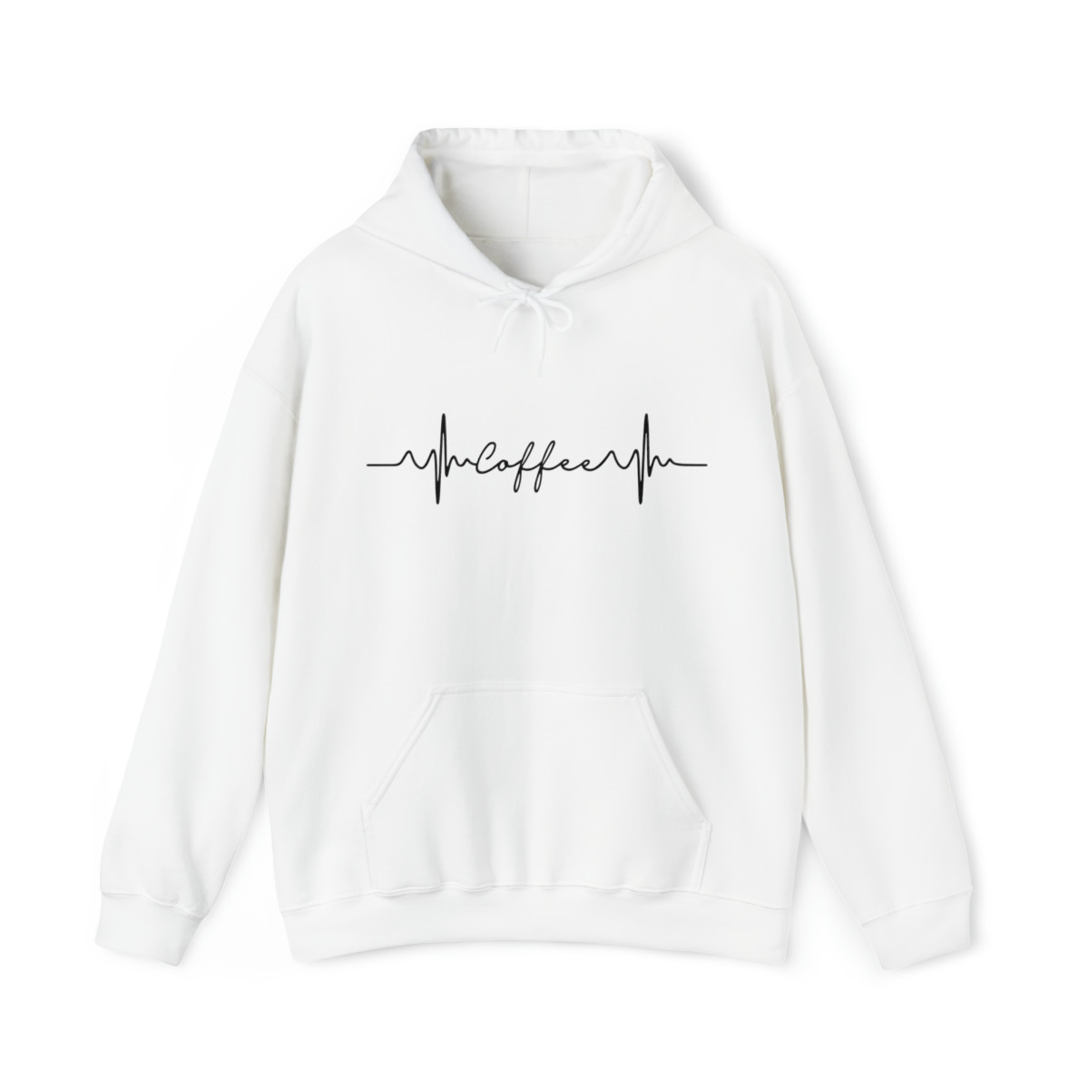 Coffee Heartbeat Pulse - Unisex Hoodie