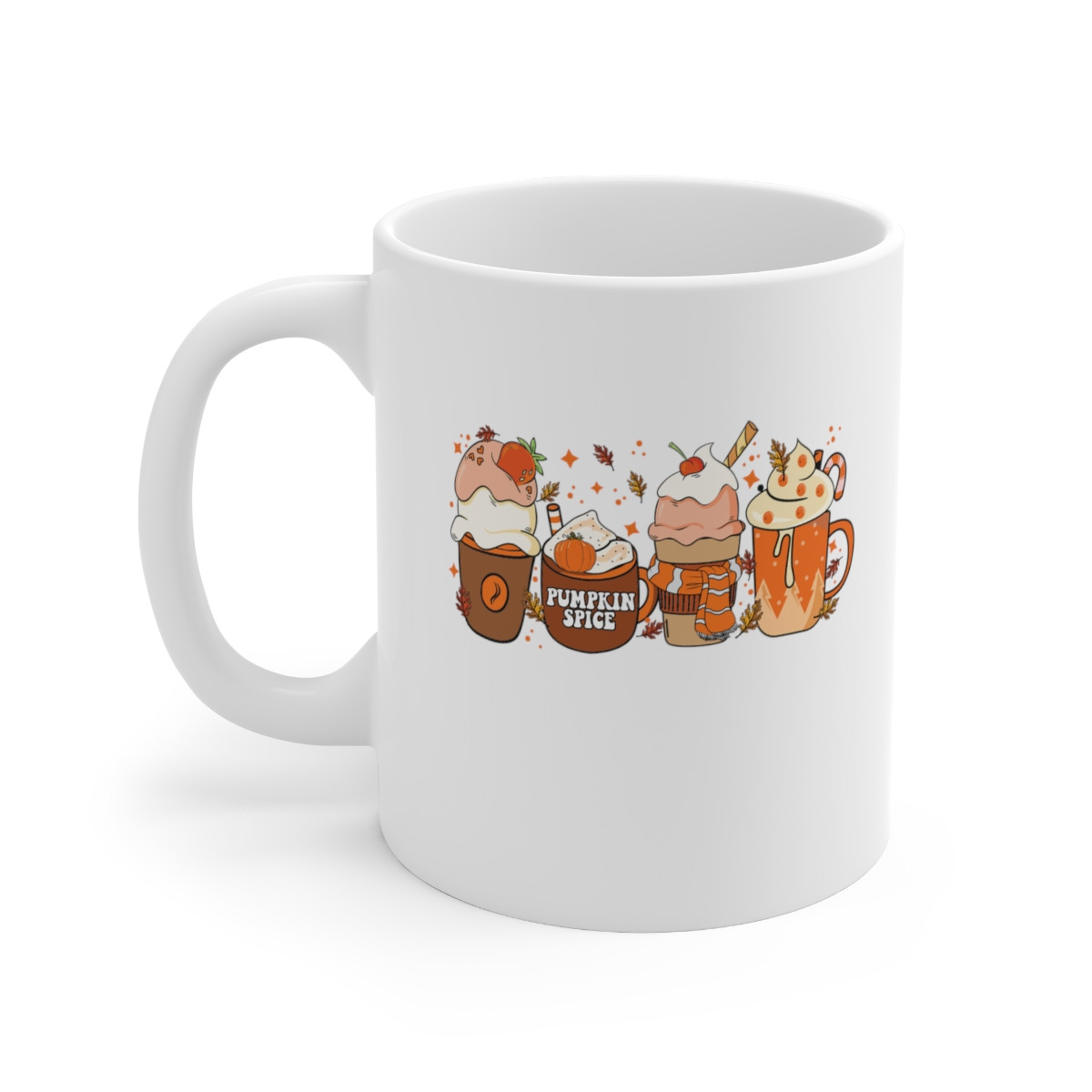 Fall & Holiday Coffee Drinks 11oz Ceramic Mug