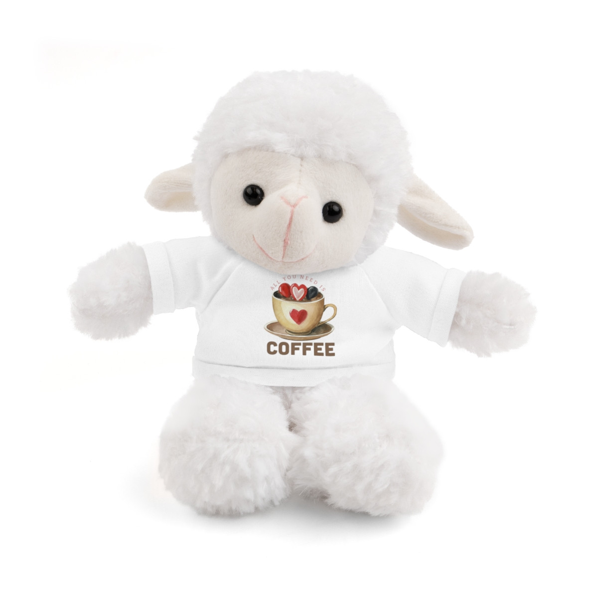 All You Need is Coffee Stuffed Animals with Tee Valentine