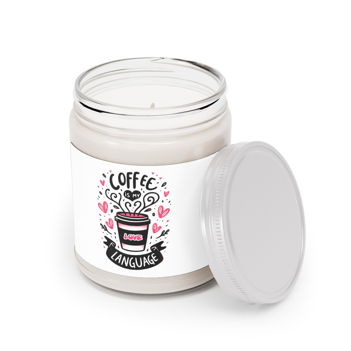 Coffee is My Love Language Valentine Scented Candles, 9oz