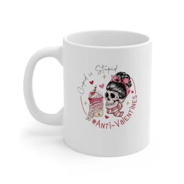 Cupid is Stupid Anti Valentines Day 11oz Ceramic Mug