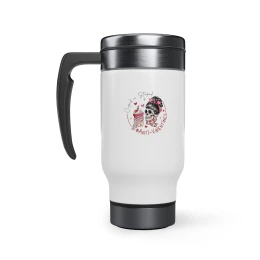 Cupid is Stupid 14oz Stainless Steel Travel Mug - Anti Valentines Day