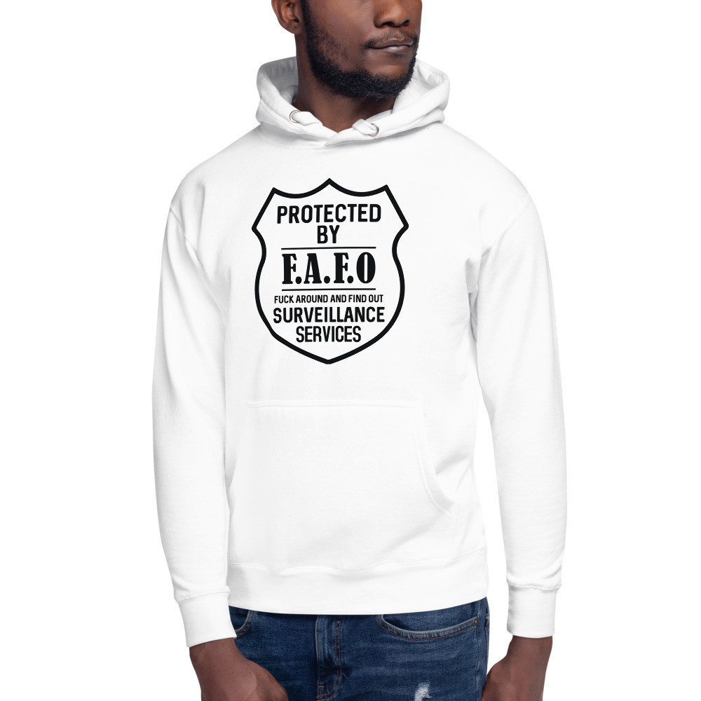 FAFO Unisex Hoodie White