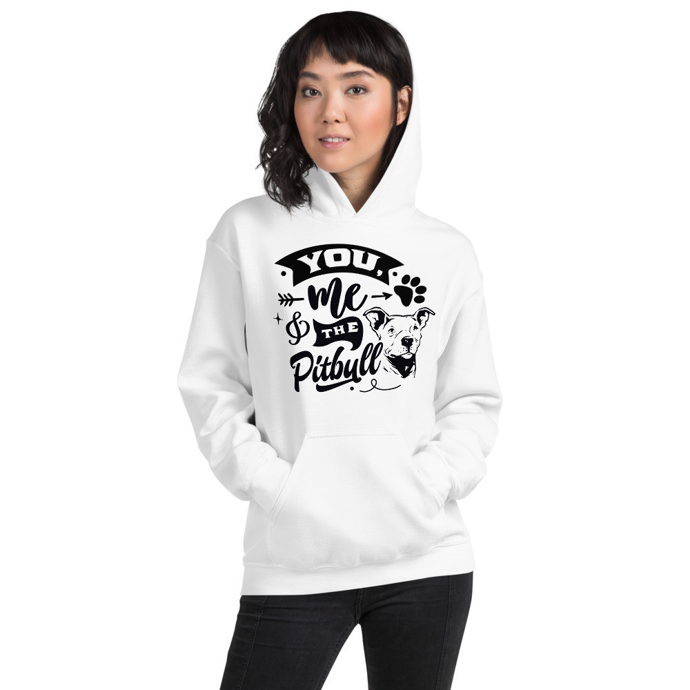 You, Me, Pitbull Unisex Hoodie
