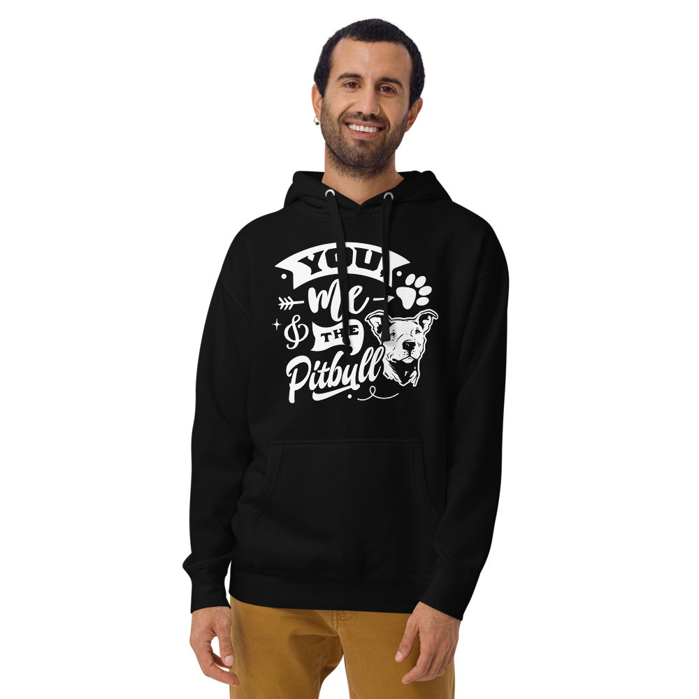 You, Me, Pitbull Unisex Hoodie