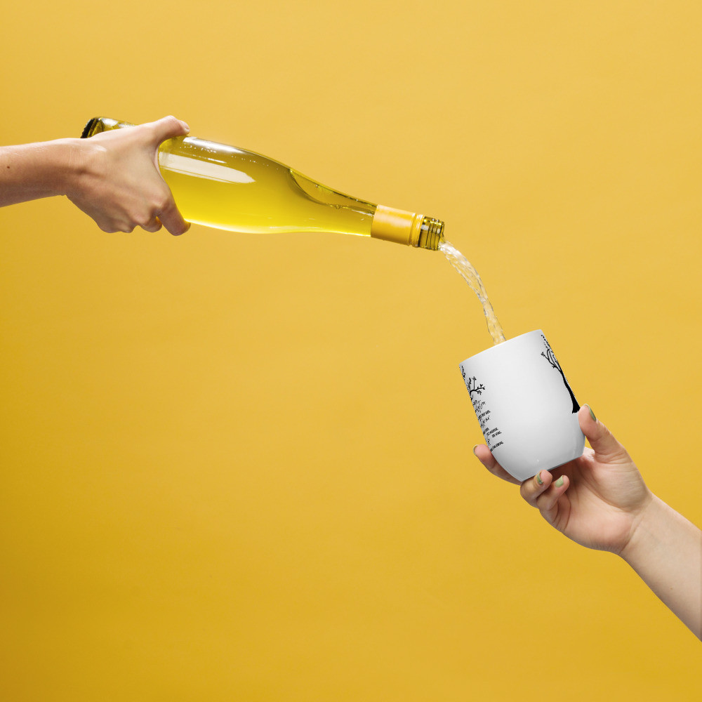 A Limb Has Fallen Wine tumbler