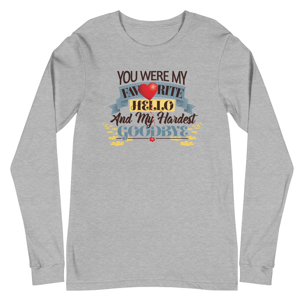 I Miss You Unisex Long Sleeve Tee