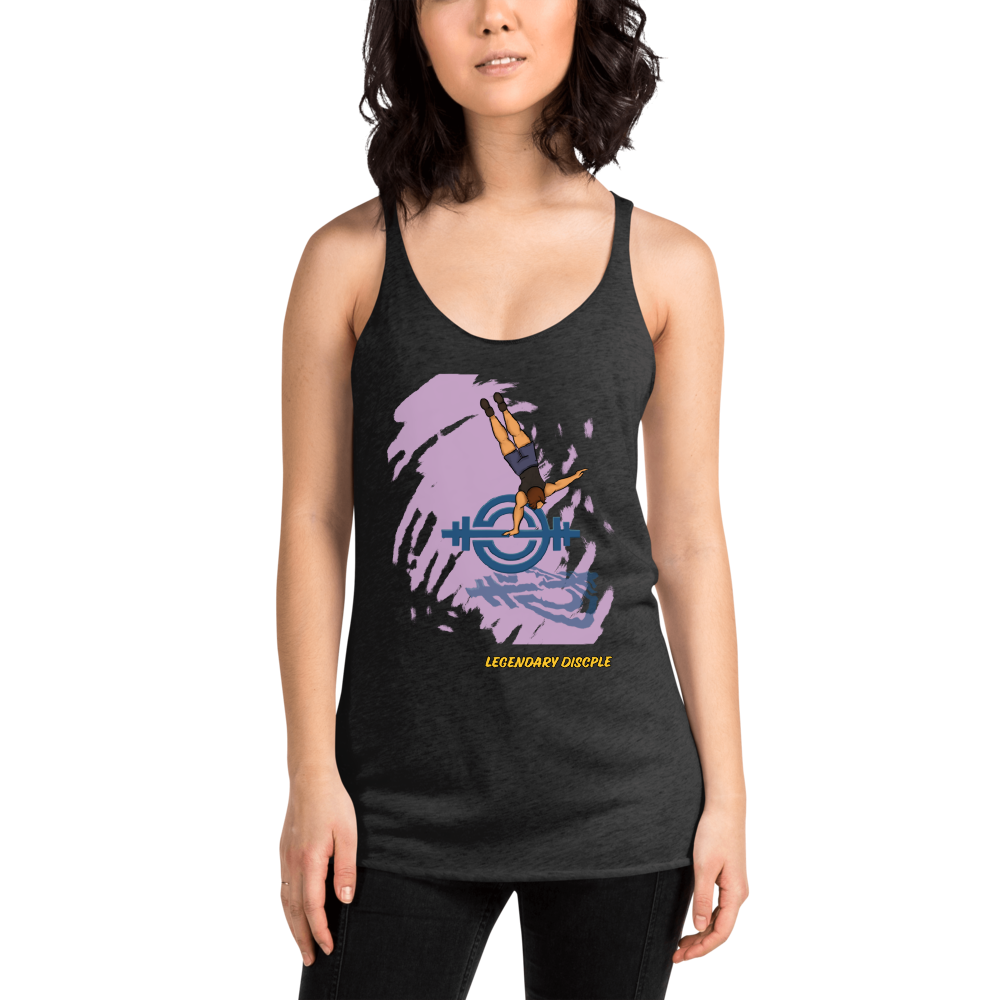 Legendary Pink Splash Racerback Tank - Handstand Edition