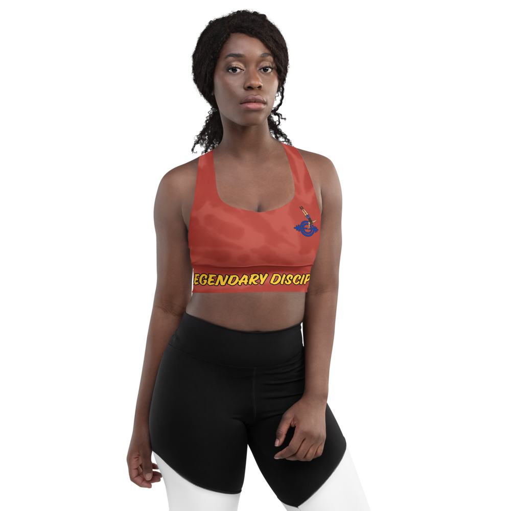 Legendary Red Tie Dye Yoga Sports Bra - Handstand x Collab Edition