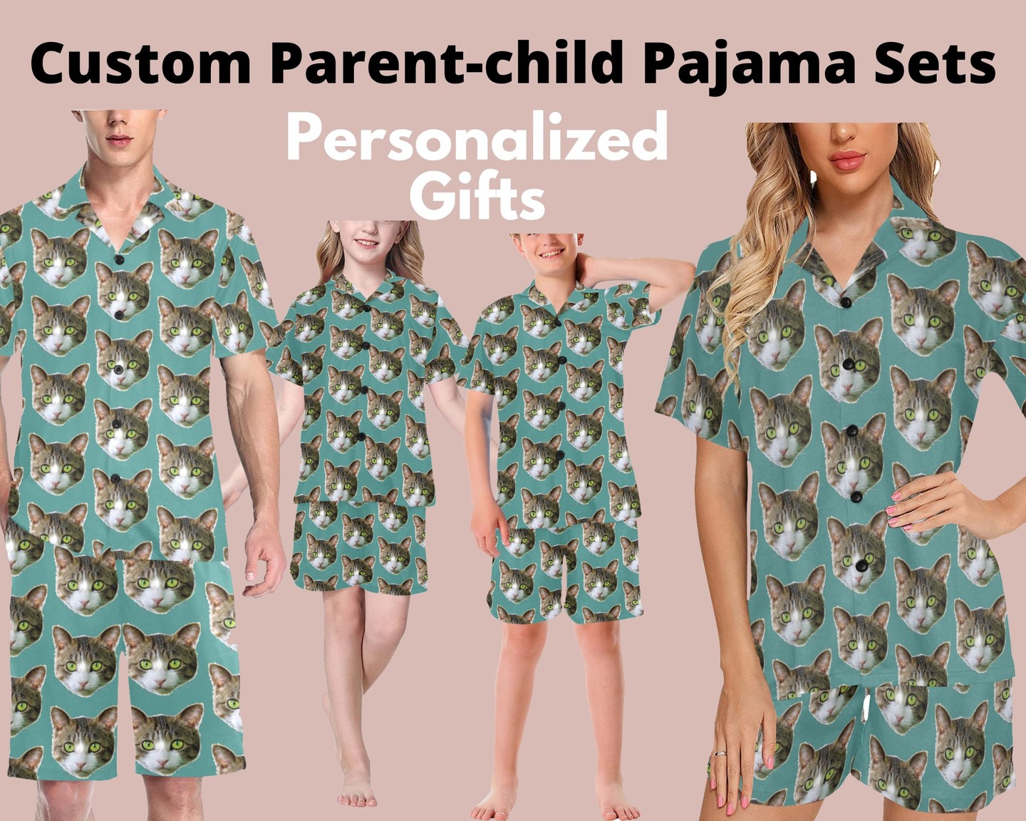 Custom parent-child pajama sets Family Clothes