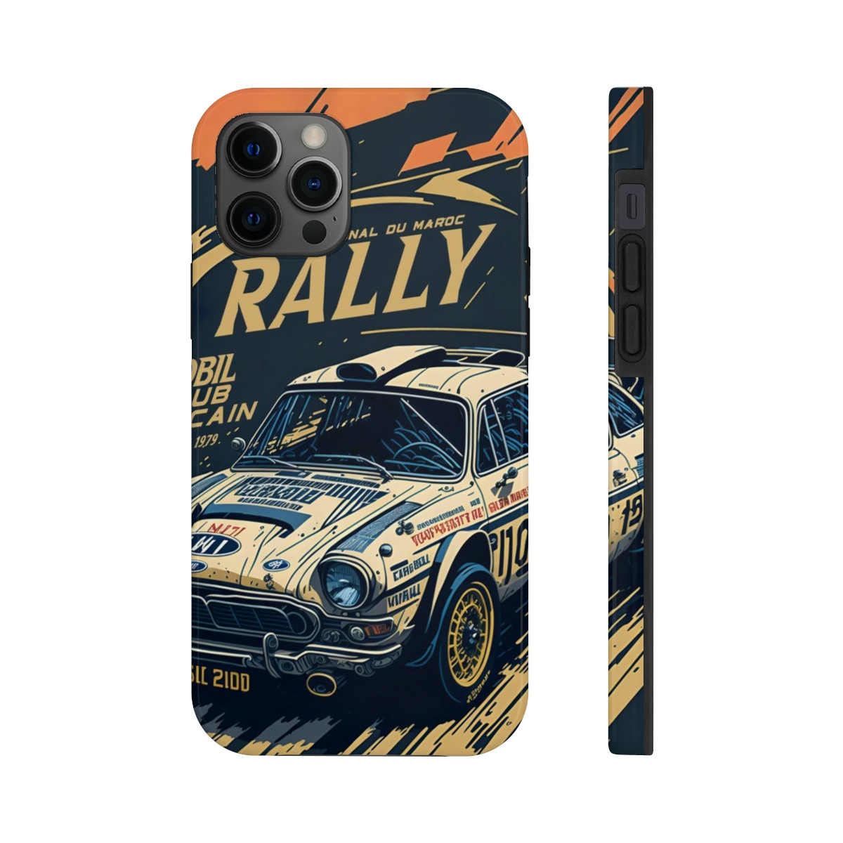 Vintage Rally Car Tough Phone Cases, Case-Mate