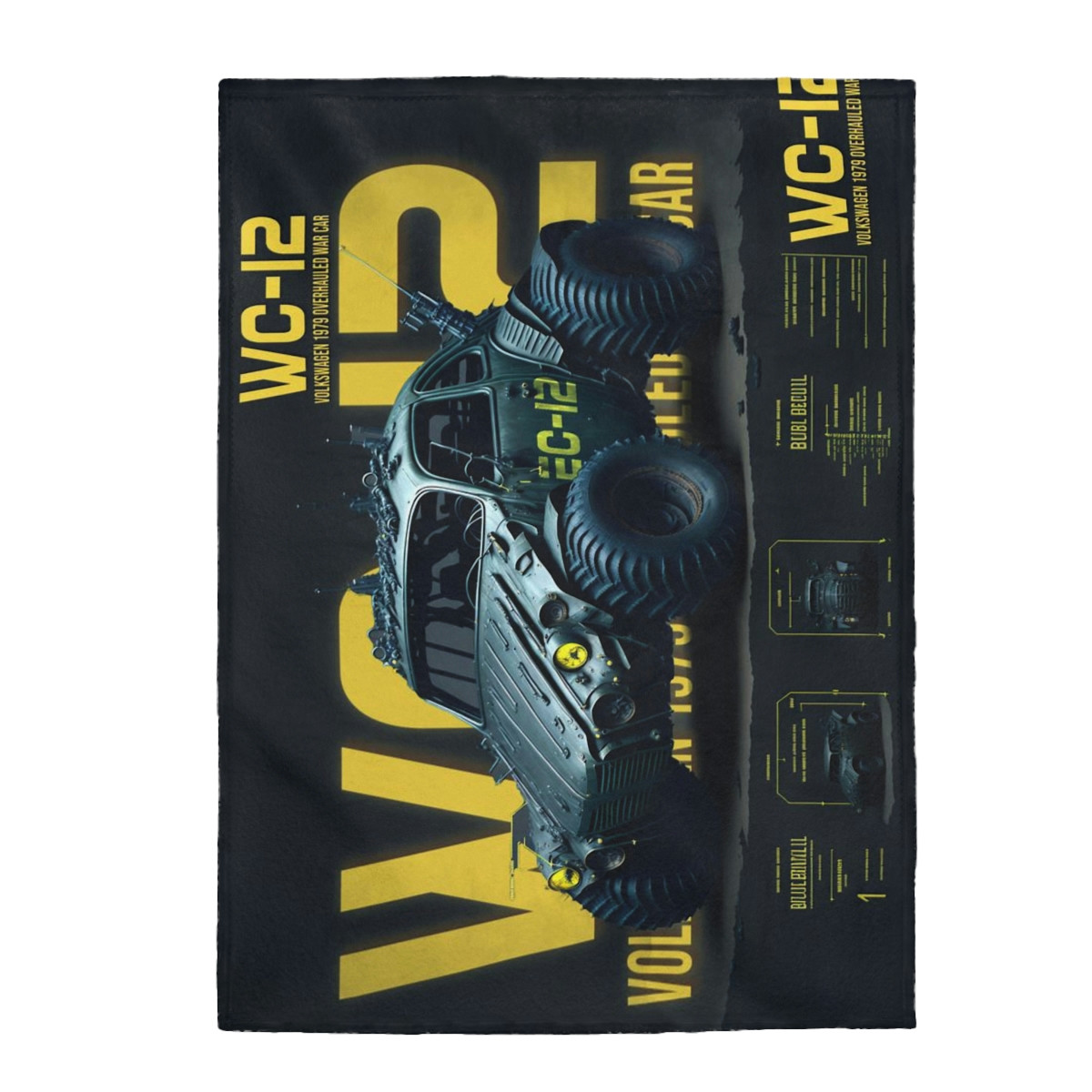 MAD BUG Velveteen Plush Blanket