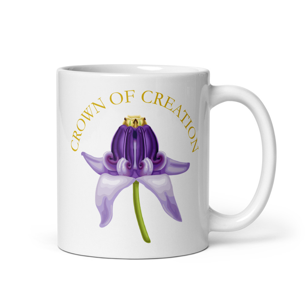Crown of Creation - White Ceramic Mug