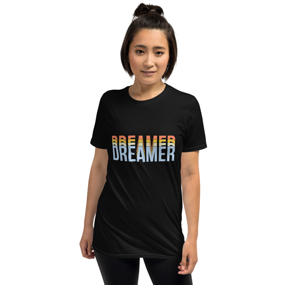 Dreamer, Black Unisex T-Shirt
