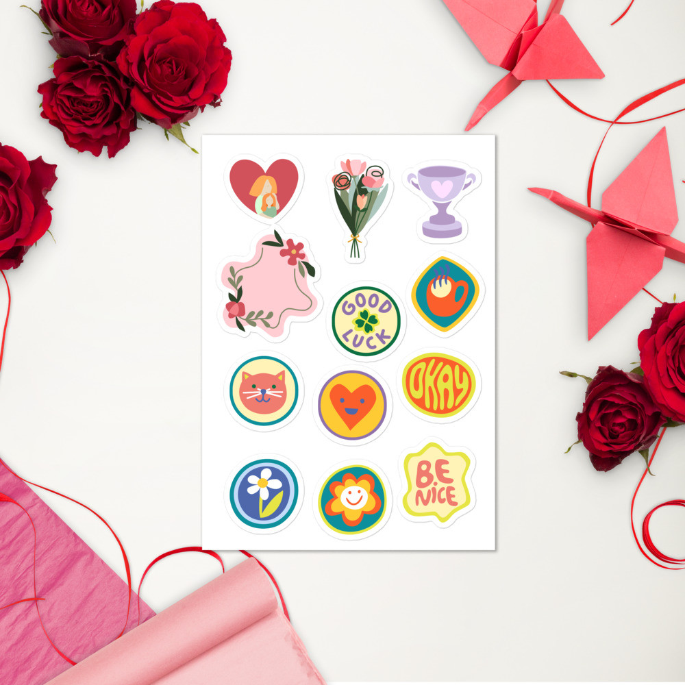 Happy moment Sticker sheet