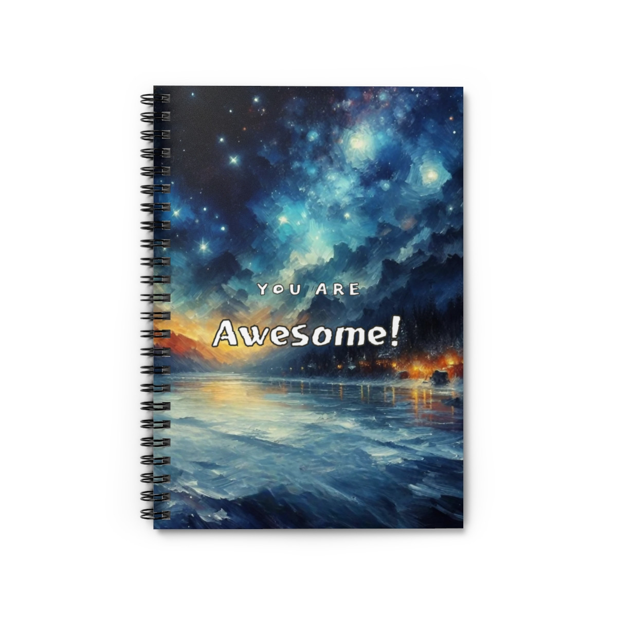 Notebook Student You're Awesome Reminder Gift Notebook for Children Lined Notebook Gift Spiral Notebook - Ruled Line